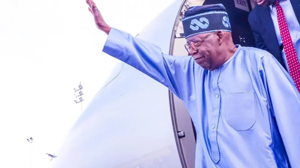 Tinubu Back in Abuja After Gaza War Discussions at Arab Summit