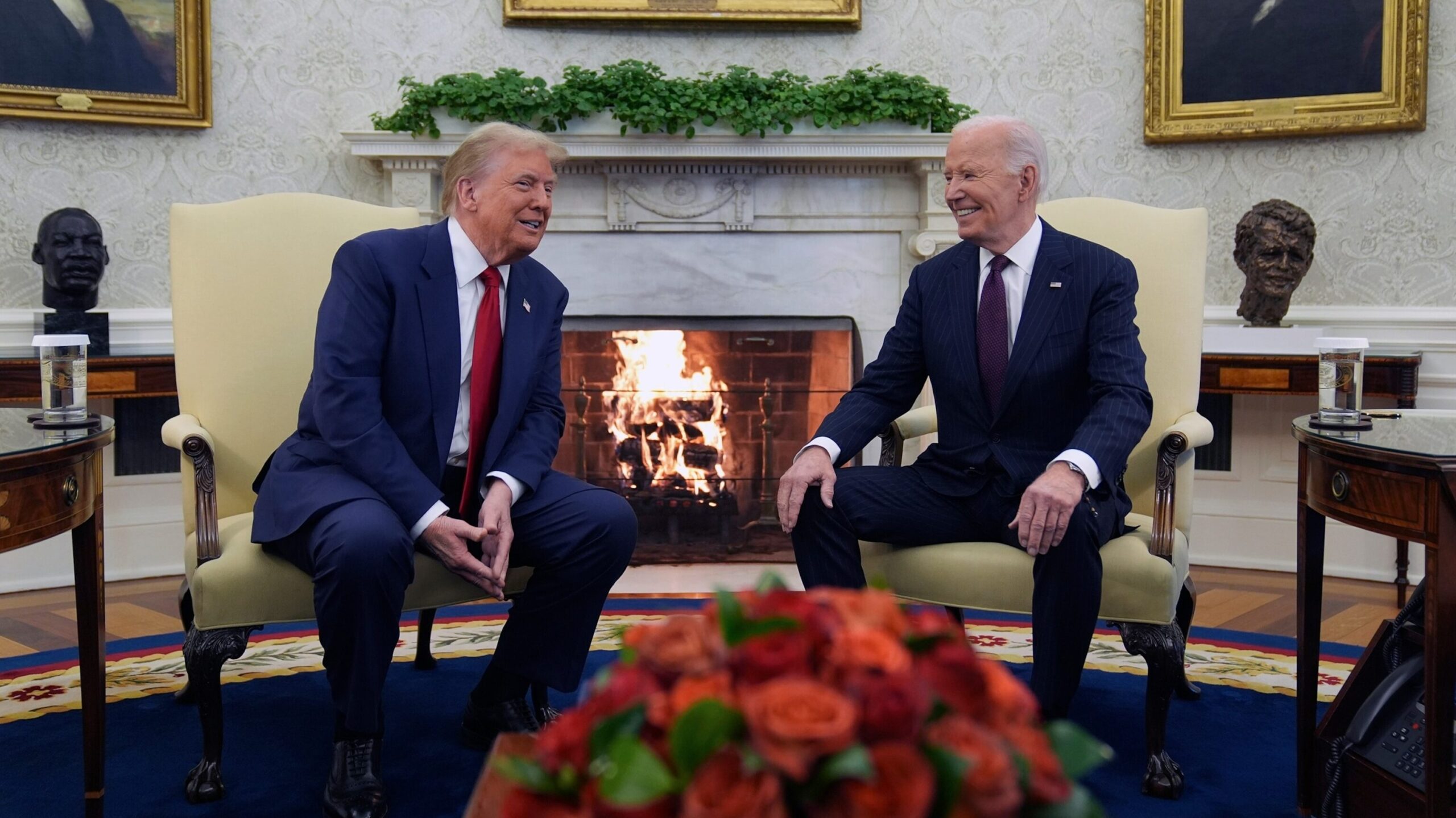 Trump, Biden Meet At White House 