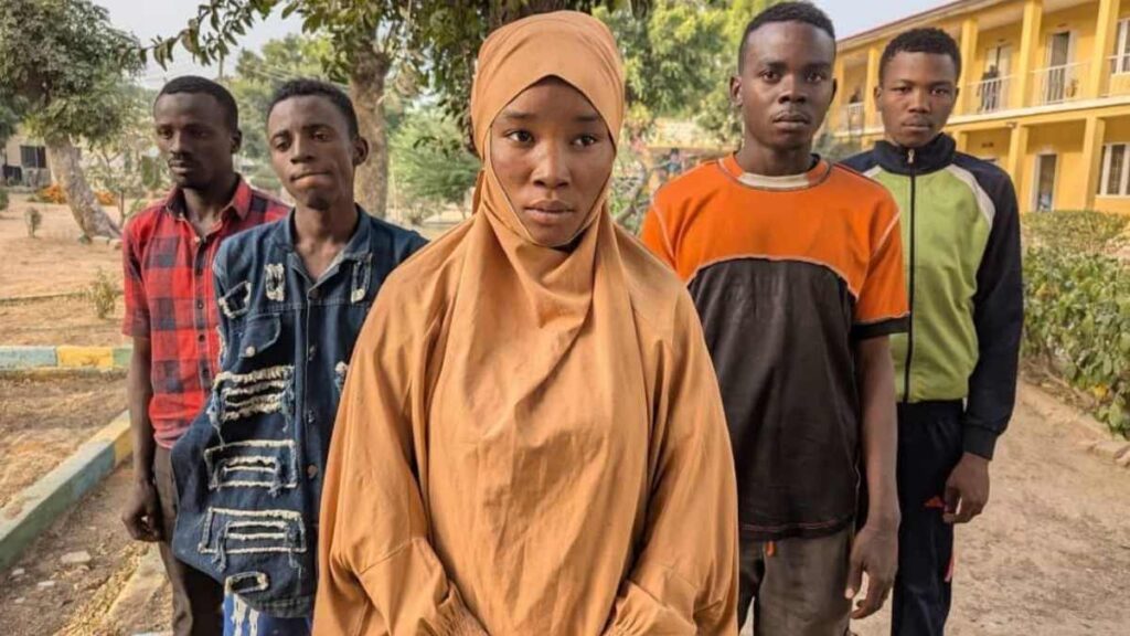 Kano Police Arrest 19-Year-Old Female Gang Leader and Her Members